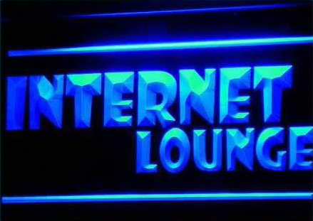 Internet Lounge Cafe LED Neon Sign